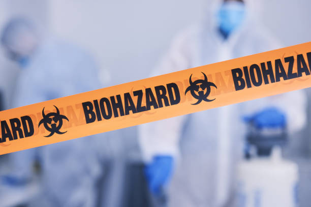 Professional Biohazard Cleanup technician working in Umatilla, FL